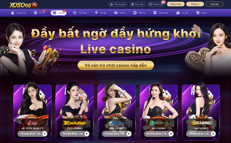 Sòng bạc đỉnh cao Xoso66 casino quốc tế