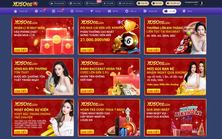 Chương trình khuyến mãi của Xoso66 nhận quà cực sốc